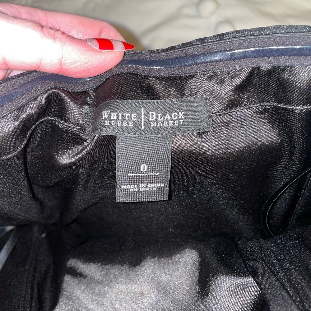 Black Satin Dress - Picture 3 of 6
